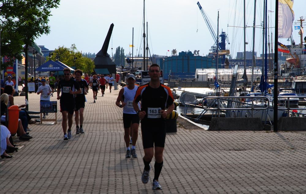 Rostocker Marathonn-Nacht 2010 - Bereich Stadtzentrum und Stadthafen